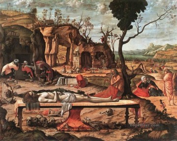  Muerto Pintura al %C3%B3leo - El Cristo Muerto religioso Vittore Carpaccio